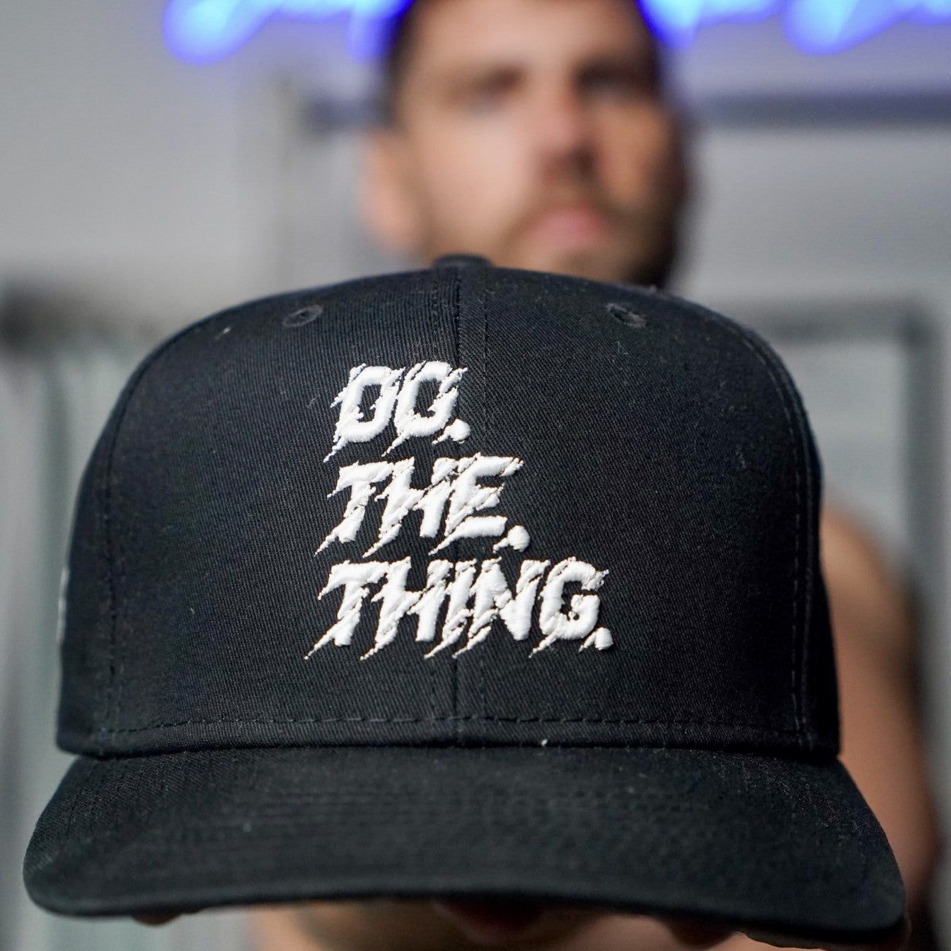 "DO THE THING" HAT - BLACK WITH WHITE LOGO